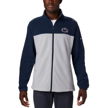 Columbia Muške Jakne - Collegiate Flanker III Fleece - Penn State Tamnoplave Sive | CZED-67012